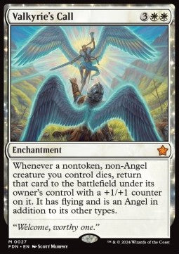Valkyrie's Call - Magic: The Gathering Foundations (Mythic) [FDN-27]