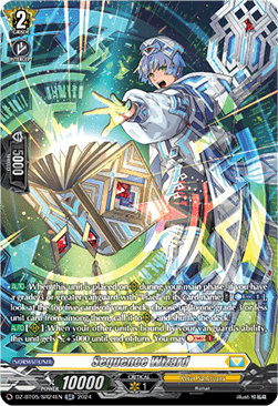 Sequence Wizard  (V.3 - Silver Rare) - Omniscient Awakening (Silver Rare) [DZ-BT05-SR24]
