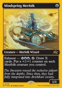 Mindspring Merfolk (V.1) - Aetherdrift: First-Place (Rare) [DFTFP-436]