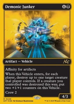 Demonic Junker (V.1) - Aetherdrift: First-Place (Rare) [DFTFP-448]