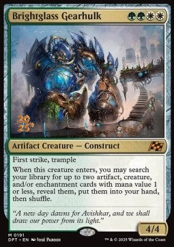 Brightglass Gearhulk (V.1) - Aetherdrift: Promos (Mythic) [PDFT-191]