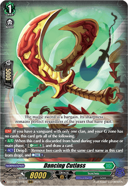 Dancing Cutlass  (V.1 - Triple Rare) - Generation Dragenesis (Triple Rare) [DZ-BT06-019]