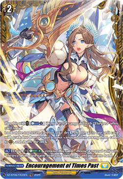 Encouragement of Times Past  (V.2 - Frame Rare) - Generation Dragenesis (Frame Rare) [DZ-BT06-FR33]