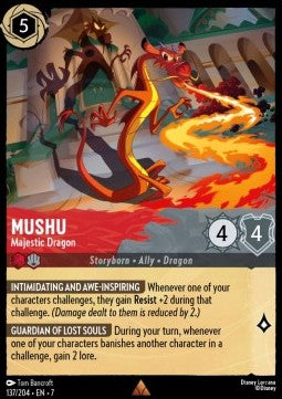 Mushu - Majestic Dragon - Archazia's Island (Rare) [7ARI-137]