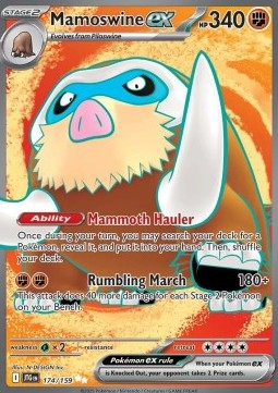 Mamoswine ex - Journey Together (Ultra Rare) [JTG-174]