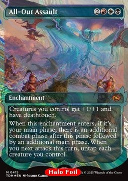 All-Out Assault (V.3) - Tarkir: Dragonstorm: Extras (Mythic) [XTDM-415]