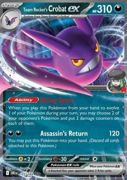 Team Rocket's Crobat ex - Destined Rivals (Double Rare) [DRI-122]