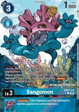 Sangomon (BT22-018) - Promos: Cyber Eden (Alternative Art) [BT-22P-BT22-018]