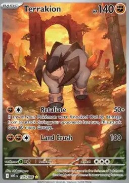 Terrakion - White Flare (Illustration Rare) [WHT-135]