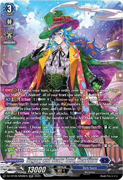 Sugary and Scary Land, Heartluru  (V.4 - Silver Rare) - Super Brave Detonation (Silver Rare) [DZ-BT09-SR08]