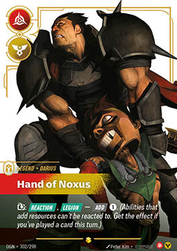 Darius, Hand of Noxus (V.2 - Showcase) - Origins (Showcase) [OGN-302]