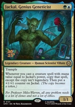 Jackal, Genius Geneticist