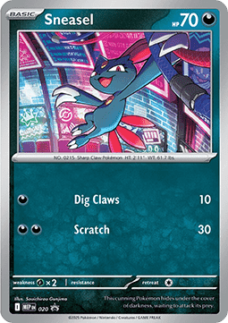 Sneasel - MEP Black Star Promos (Promo) [MEP-020]