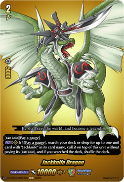 Jackknife Dragon  (V.2 - Feature Rare) - Future Card Buddyfight (Feature Rare) [DZ-TB01-BR03]