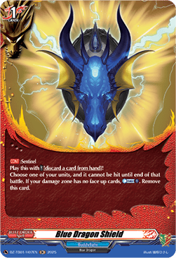 Blue Dragon Shield  (V.2 - Holo) - Future Card Buddyfight (Holo) [DZ-TB01-H07]