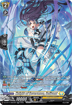 Knight of Severance, Selivant  (V.3 - Silver Rare) - Symphony of Might & Bloom (Silver Rare) [DZ-BT11-SR23]