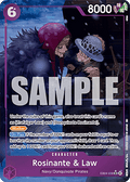 Rosinante & Law (EB04-038) (V.2) - The Azure Sea's Seven (Alternate Art) [OP14-EB04-038]