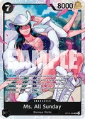 Ms. All Sunday (OP14-084) (V.1) - The Azure Sea's Seven (Super Rare) [OP14-084]