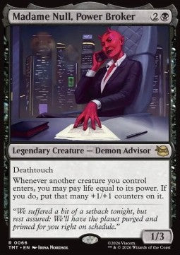 Madame Null, Power Broker - Teenage Mutant Ninja Turtles (Rare) [TMT-66]