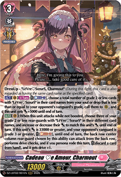 Cadeau e Amour, Charmout  (V.1 - Triple Rare) - Lyrical Monasterio: Season of Wonders (Triple Rare) [DZ-LBT02-001]
