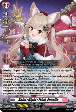 Sa!nt×N!ght×Tr!ck, Fenelle  (V.1 - Triple Rare) - Lyrical Monasterio: Season of Wonders (Triple Rare) [DZ-LBT02-005]