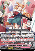 Enthusiastic Serving, Diletta  (V.1 - Triple Rare) - Lyrical Monasterio: Season of Wonders (Triple Rare) [DZ-LBT02-018]