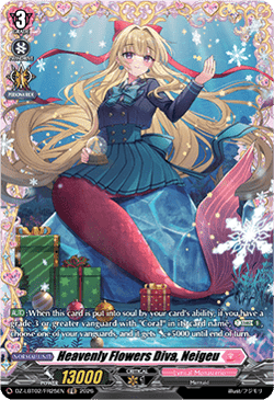 Heavenly Flowers Diva, Neigeu  (V.2 - Frame Rare) - Lyrical Monasterio: Season of Wonders (Frame Rare) [DZ-LBT02-FR25]