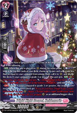 Frigid Night Gospel, Heidemarie  (V.3 - Silver Rare) - Lyrical Monasterio: Season of Wonders (Silver Rare) [DZ-LBT02-SR22]