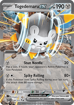 Togedemaru ex - Ascended Heroes (Double Rare) [ASC-149]