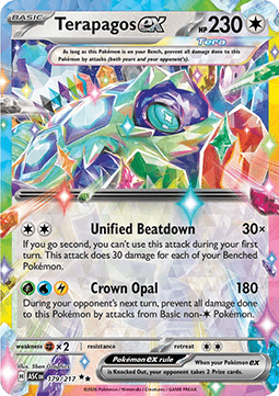 Terapagos ex - Ascended Heroes (Double Rare) [ASC-179]