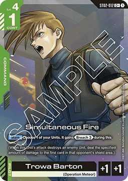 Simultaneous Fire (ST02-012) (V.2 - Common +)