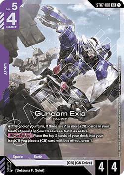 Gundam Exia (ST07-001) (V.1 - Legendary Rare)