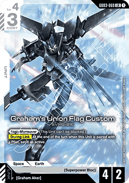 Graham's Union Flag Custom (GD03-069) (V.1 - Legendary Rare)
