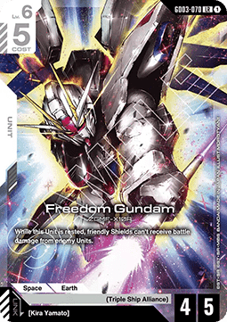 Freedom Gundam (GD03-070) (V.1 - Legendary Rare)
