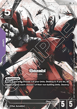 Sazabi (GD05-049) (V.2 - Legendary Rare +)