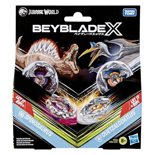 Beyblade X - Jurassic World - Spinosaurus vs Quetzalcoatlus