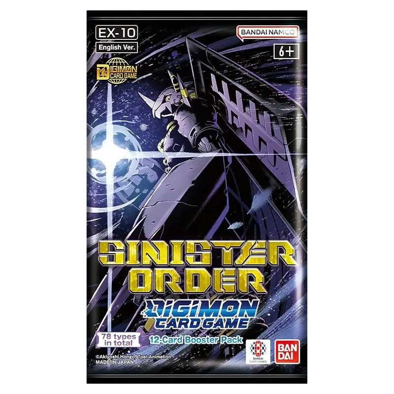 Digimon Card Game: Sinister Order (EX-10) Booster Pack