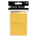 Ultra Pro - Solid Yellow Deck Box 80+