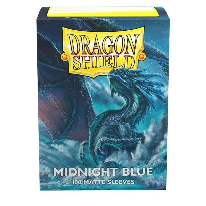 Dragon Shield - Matte Standard Size Sleeves 100pk - Midnight Blue