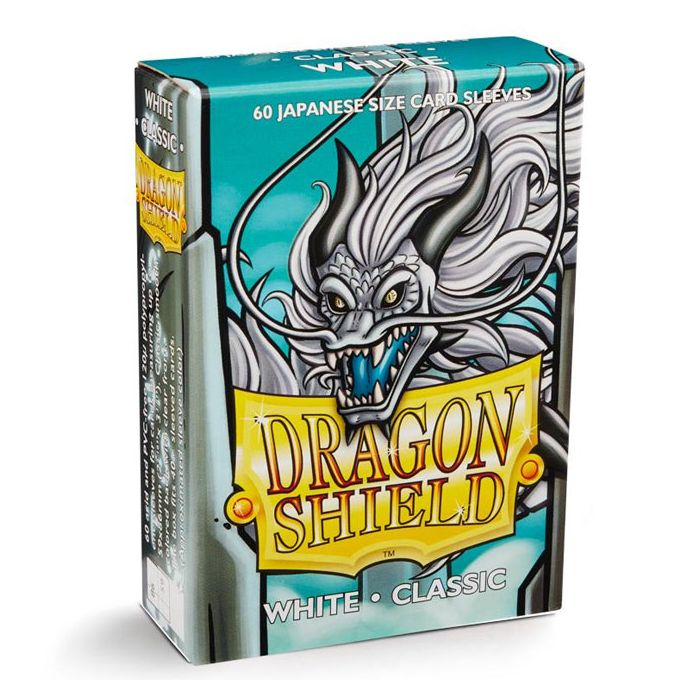 Dragon Shield - Classic Japanese Size Sleeves 60pk - White