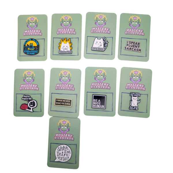 Mystery Dice Goblin - Assorted Pins