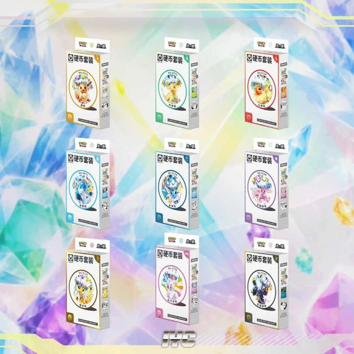Chinese Pokemon TCG: Blooming Legends Eevee & Friends Coin Set