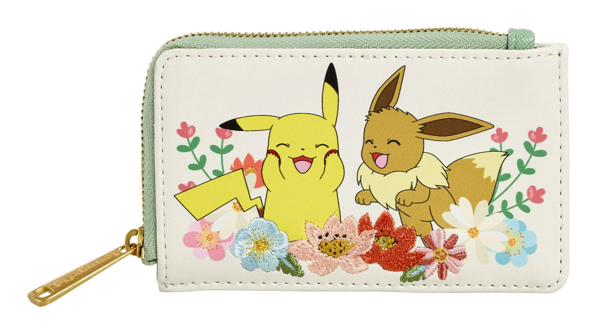 Loungefly - Pokemon Pikachu & Eevee Floral Wallet