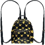 Pokemon Mini Backpack Pikachu All Over Print Logo Official Black