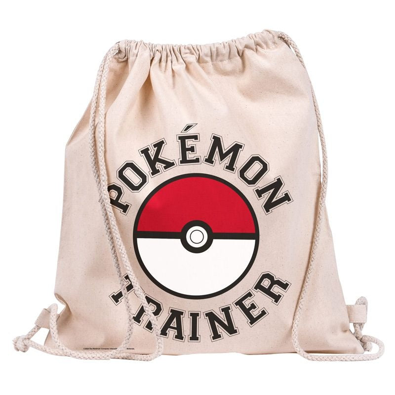 Pokemon Trainer Draw String Canvas Eco Bag