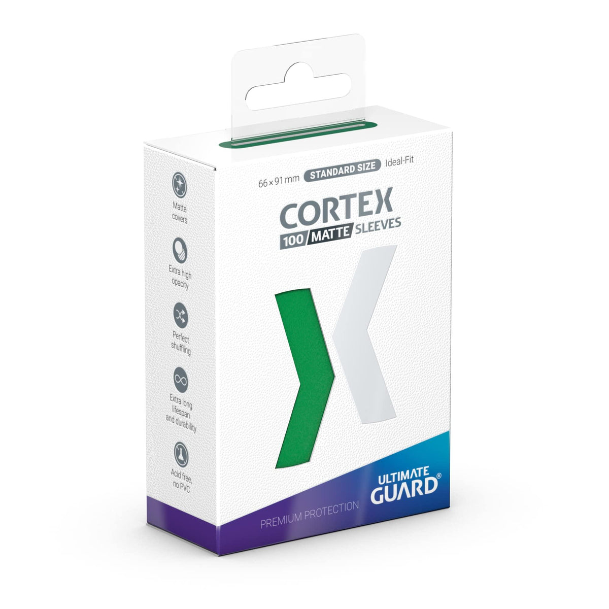 Ultimate Guard - Cortex Sleeves Standard Size - Green Matte (100 ct.)