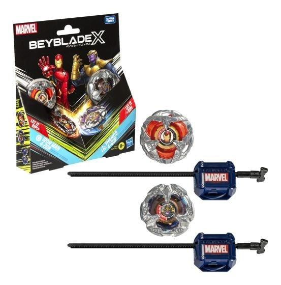 Beyblade X - Iron Man 4-80B vs Thanos 4-60B