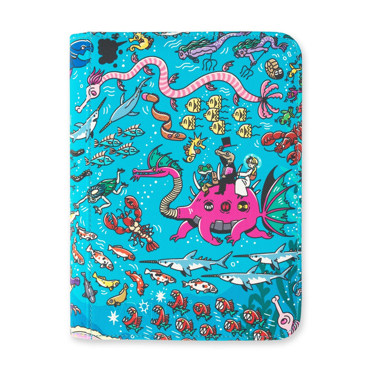 Vault X - 4-Pocket Exo-Tec Zip Binder - Water: Osare