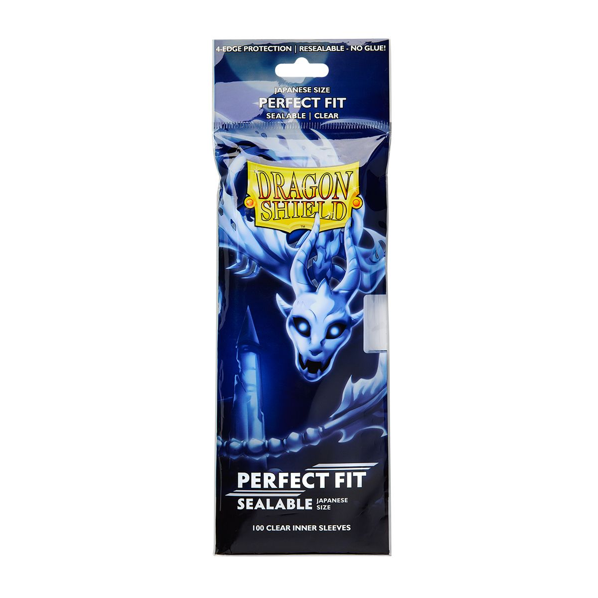 Dragon Shield - Perfect Fit Japanese Sealable Inner Sleeves 100pk - Clear