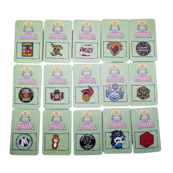 Mystery Dice Goblin - Assorted Pins